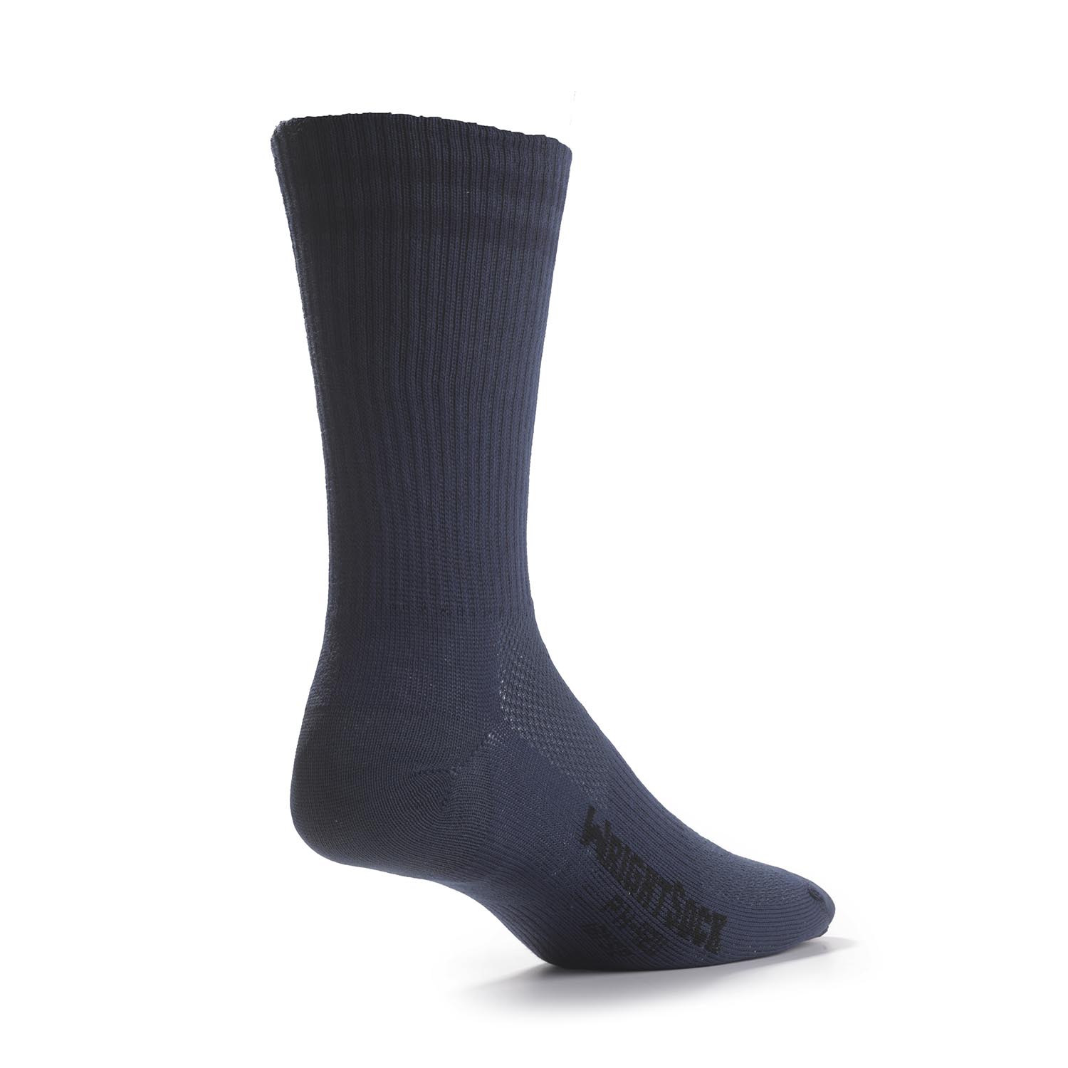 Blue Wrightsock Cushioned DLX Crew - L